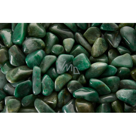 Chalcedon zelený Troml přírodní kámen M, cca 1,5 - 2,5 cm 1 kus, kámen lásky, radosti