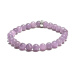 Lepidolit růžový náramek elastický přírodní kámen, kulička 6 mm / 16 - 17 cm, amulet sportovců