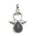 Obsidian Anděl strážný přívěsek přírodní kámen 3,5 x 2,5 mm, kámen záchrany