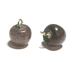 Křišťál jahodový Jablko poznání přívěsek, přírodní kámen 2,7 x 15 mm, kámen kamenů