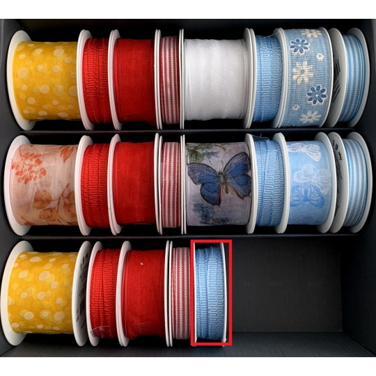 Nekupto Stuha látková Modrá 3,5 m x 6 mm