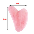 Růženin Gua Sha redukuje vrásky, otoky, zlepšuje pružnost pokožky 5 x 8 cm, kámen lásky