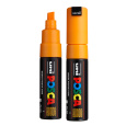 Posca Univerzální akrylátový popisovač se širokým, seříznutým hrotem 8 mm Jasně žlutá (pomeranč) PC-8K