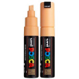 Posca Univerzální akrylátový popisovač se širokým, seříznutým hrotem 8 mm Světle oranžová PC-8K