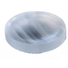 Selenit / Alabastr vyřezávaná miska z přírodního kamene 50 - 60 g, 60 - 65 mm, andělská energie Selenit / Alabastr vyřezávaná miska z přírodního kamene 50 - 60 g, 60 - 65 mm, andělská energie