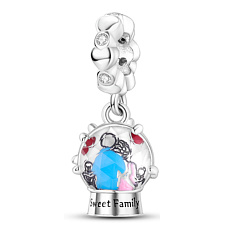 Charm Sladká rodina, přívěsek na náramek rodina
