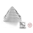 Charm Sterlingové stříbro 925 Egypt pyramida, korálek na náramek cestování