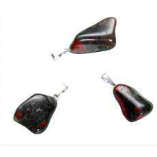 Heliotrop JAR Troml przywieszek naturalny kamień, 2,2 - 3 cm 1 sztuka, kamień odwagi