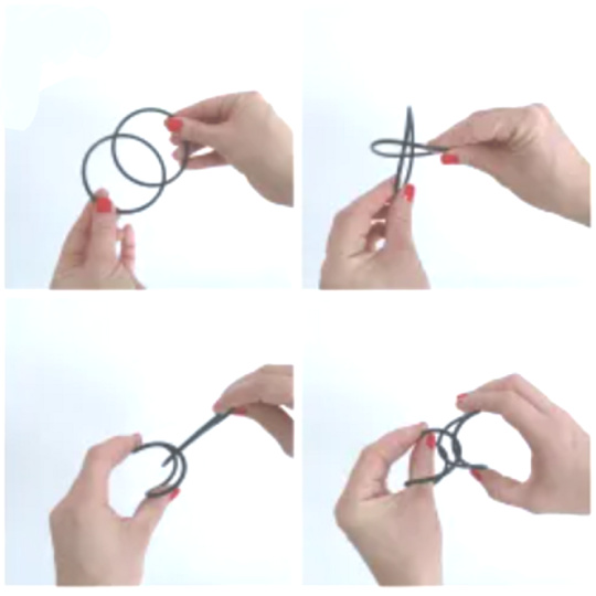 Nekonečno náramek 2 gumičky