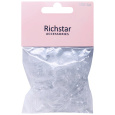 Richstar Accessories Gumičky do vlasů průhledné 100 kusů