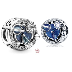 Charm Sterlingové stříbro 925 Cesta galaxií vesmír, korálek na náramek symbol