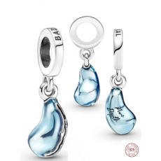 Charm Sterlingové stříbro 925 Jezero Bajkal, přívěsek na náramek cestování