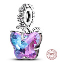 Charm Kouzelný motýl ze skla Murano, přívěsek na náramek symbol