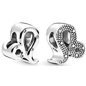 Charm Znamení zvěrokruhu Třpytivý Lev, korálek na náramek Charm Znamení zvěrokruhu Třpytivý Lev, korálek na náramek