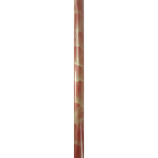 Nekupto Dárkový balicí papír 70 x 150 cm Červeno-zlatý