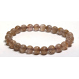 Auralit 23 natur náramek elastický přírodní kámen, kulička 11 - 12 mm / 16 - 17 cm, patří k nejmocnějším kamenům na panetě