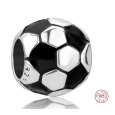Charm Sterlingové stříbro 925 Fotbalový míč, korálek na náramek sport