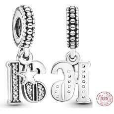 Zawieszka ze srebra próby 925 18 cm, charms do bransoletki