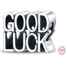 Charm Sterlingové stříbro 925 Good Luck - Hodně štěstí, korálek na náramek symbol