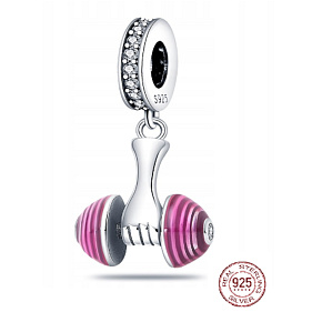 Charm Gymnastická činka, přívěsek na náramek sport