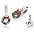 Charm Vánoční věnec, přívěsek na náramek Vánoce