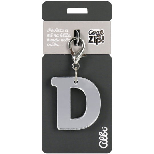 Albi Klíčenka zrcadlová stříbrné D