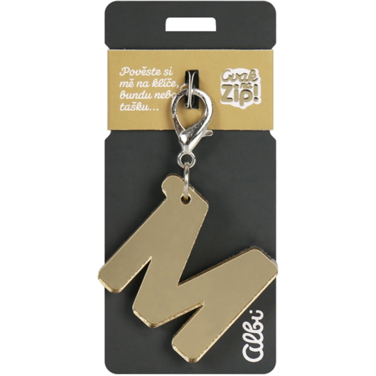 Albi Klíčenka zrcadlová zlaté M