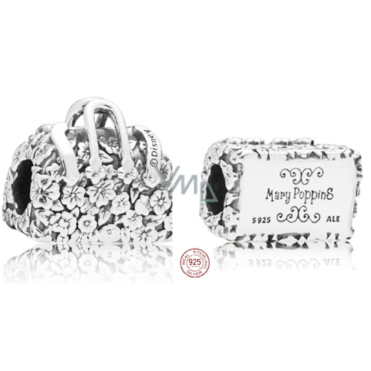 Charm Sterlingové stříbro 925 Disney Kouzelná taška Mary Poppins, korálek na náramek, film