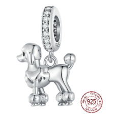 Charm Sterlingové stříbro 925 Pudl - pes, přívěsek na náramek zvíře