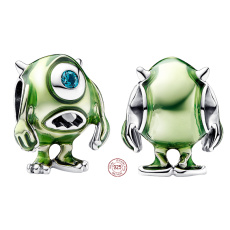 Charm Srebrna 925 Disney Pixar Przyszłość s.r.o., Mike Wazowski, koralik na bransoletki