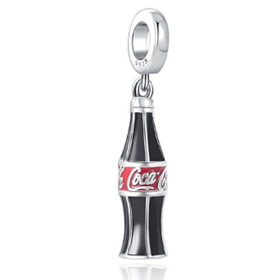 Charm Coca Cola láhev, přívěsek na náramek, jídlo a pití