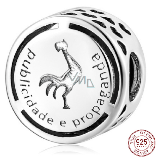 Charm Sterlingové stříbro 925 Reklama, propagace, korálek na náramek zaměstnání Charm Sterlingové stříbro 925 Reklama, propagace, korálek na náramek zaměstnání