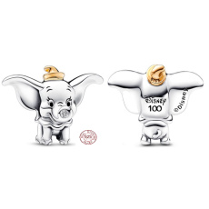 Charm Sterlingové stříbro 925 Disney 100. výročí Dumbo slon, korálek na náramek, film Charm Sterlingové stříbro 925 Disney 100. výročí Dumbo slon, korálek na náramek, film