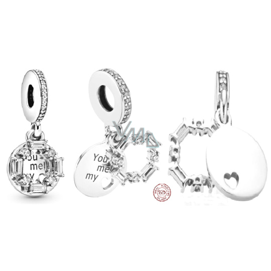 Charm Sterlingové stříbro 925 Ledořezba - Roztavíš mé srdce, přívěsek na náramek láska