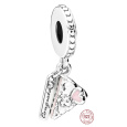 Charm Sterlingové stříbro 925 Slavnostní dort, přívěsek na náramek narozeniny