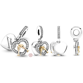 Charm Všechno nejlepší k výročí, 2v1 přívěsek na náramek výročí