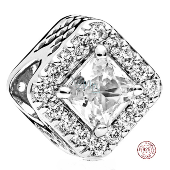 Charm Sterlingové stříbro 925 Geometrická záře, korálek na náramek symbol Charm Sterlingové stříbro 925 Geometrická záře, korálek na náramek symbol