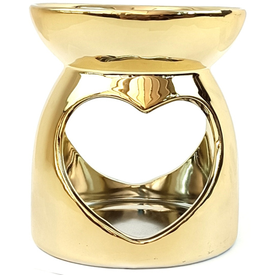 Albi Aromalampa keramická Metalická zlatá 11 x 10 cm