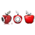 Charm Sterlingové stříbro 925 Disney Sněhurka - jablko, korálek na náramek jídlo