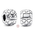 Charm Sterlingové stříbro 925 Cvočky stopper, klipový korálek na náramek štěstí