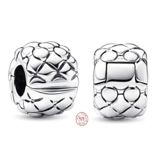 Charm Sterlingové stříbro 925 Cvočky stopper, klipový korálek na náramek štěstí