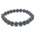 Safír náramek elastický přírodní kámen, kulička 8 mm / 16 - 17 cm, kámen moudrosti, pravdy a intuice
