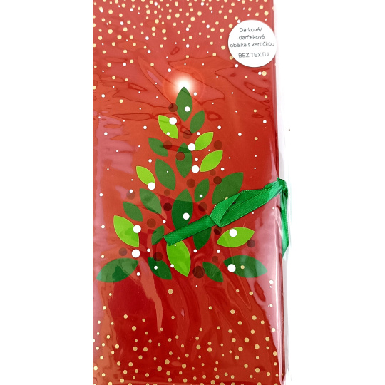 Albi Dárková krabička papírová vánoční Stromeček 23 x 11 x 0,7 cm