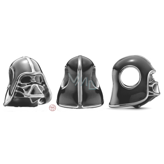 Charm Sterlingové stříbro 925 Marvel Star Wars Darth Vader, korálek na náramek, film