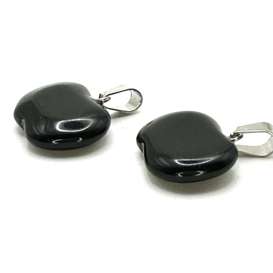 Onyx Jabłko poznania wisiorek naturalny kamień 1,5 cm, kamień życiowej siły