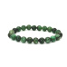 Fuchsite náramek elastický přírodní kámen, kulička 8 mm / 16 - 17 cm, důvěra v sebe, odraz, odvaha