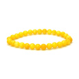 Aventurín žlutý náramek elastický přírodní kámen, kulička 6 mm / 16 - 17 cm, kámen štěstí