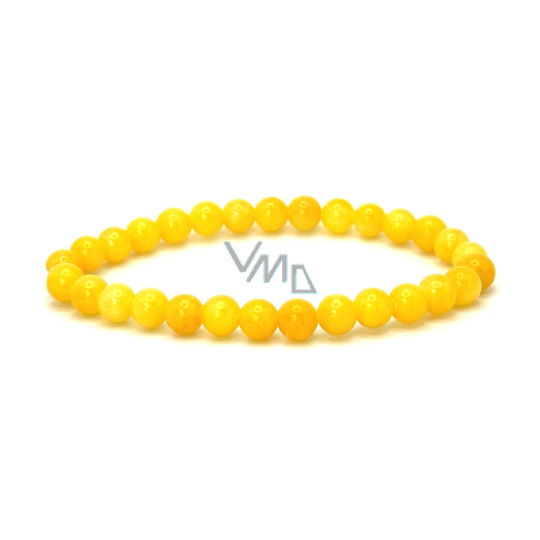 Aventurín žlutý náramek elastický přírodní kámen, kulička 6 mm / 16 - 17 cm, kámen štěstí Aventurín žlutý náramek elastický přírodní kámen, kulička 6 mm / 16 - 17 cm, kámen štěstí