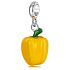 Charm Paprika žlutá, barevná energie, zdraví a radost ze života přívěsek na náramek jídlo