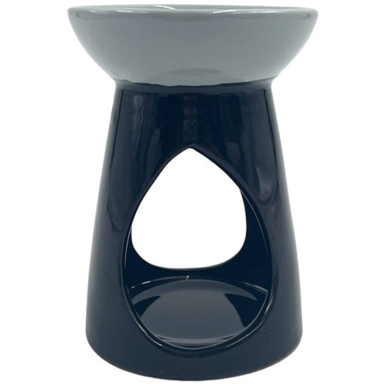 Emocio Aromalampa keramická šedo černá 83 x 118 mm